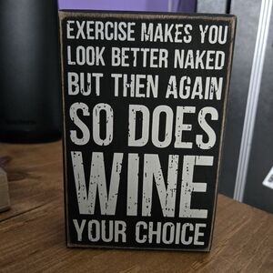 Black and White Wooden Sign